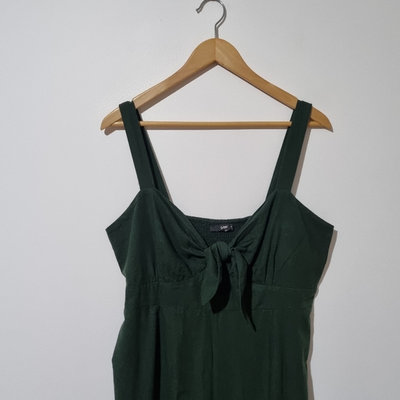 Sportsgirl Size 16 Forrest Green Jumpsuit - Picture 2 of 6